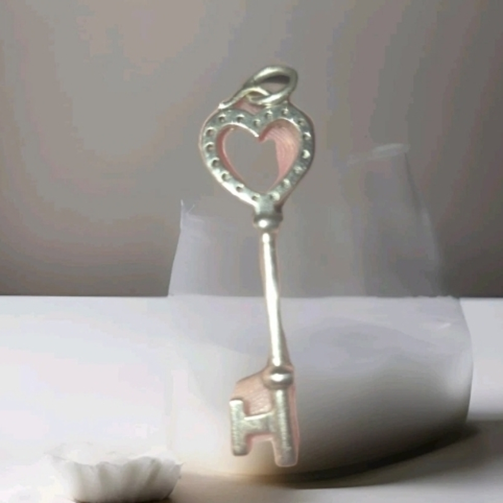 Tiffany & Co. Silver Key Pendant Necklace - Picture 4 of 7